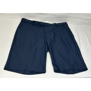 G/FORE G FORE Size 38 Navy Blue Mens Golf Casual Comfort Long Shorts Stretch